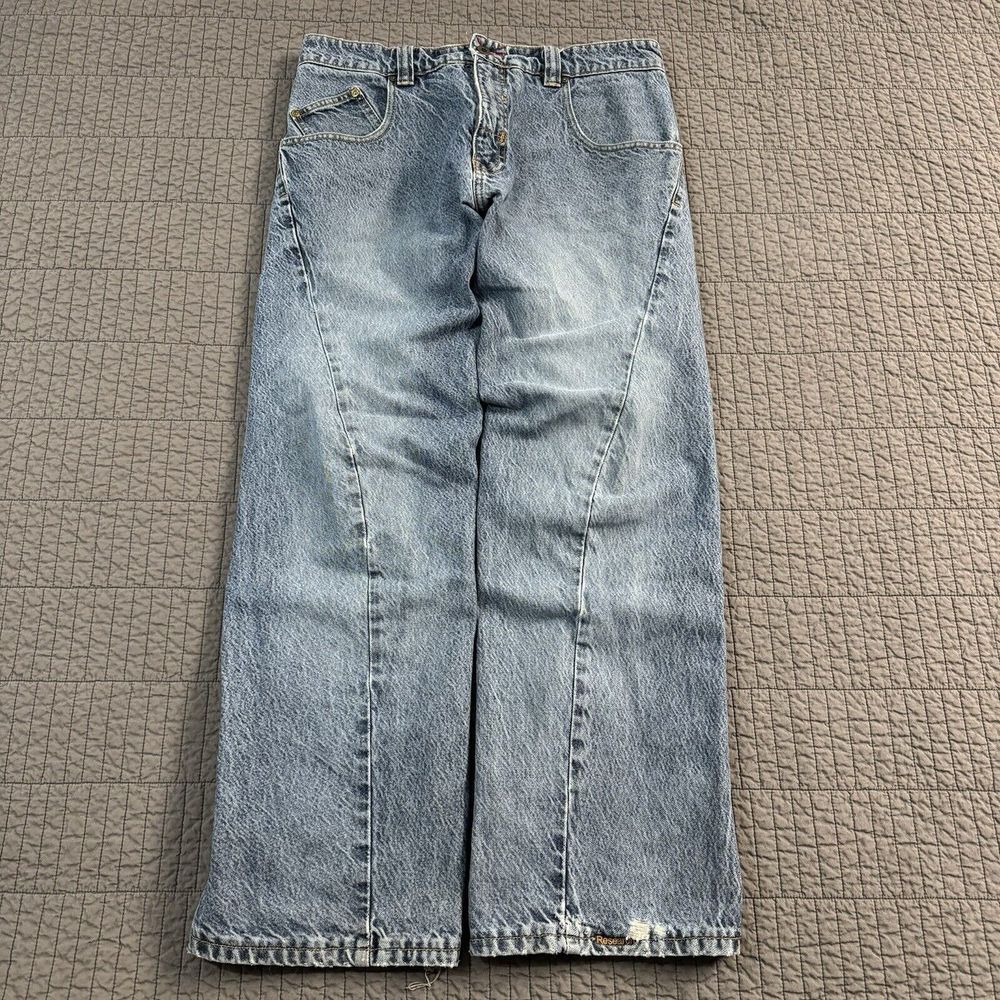 Relaxed Fit Men's Jeans - Light Blue